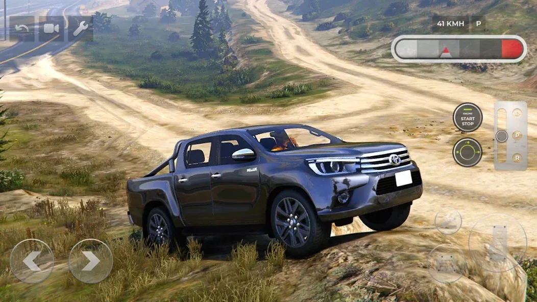 Toyota Hilux 4x4 Mountain Ride (Тойота Хайлюкс 44 Поездка по горам)  [МОД Меню] Screenshot 5