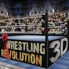 Скачать взлом Wrestling Revolution 3D (Реслинг Революшн 3Д)  [МОД Много монет] - полная версия apk на Андроид