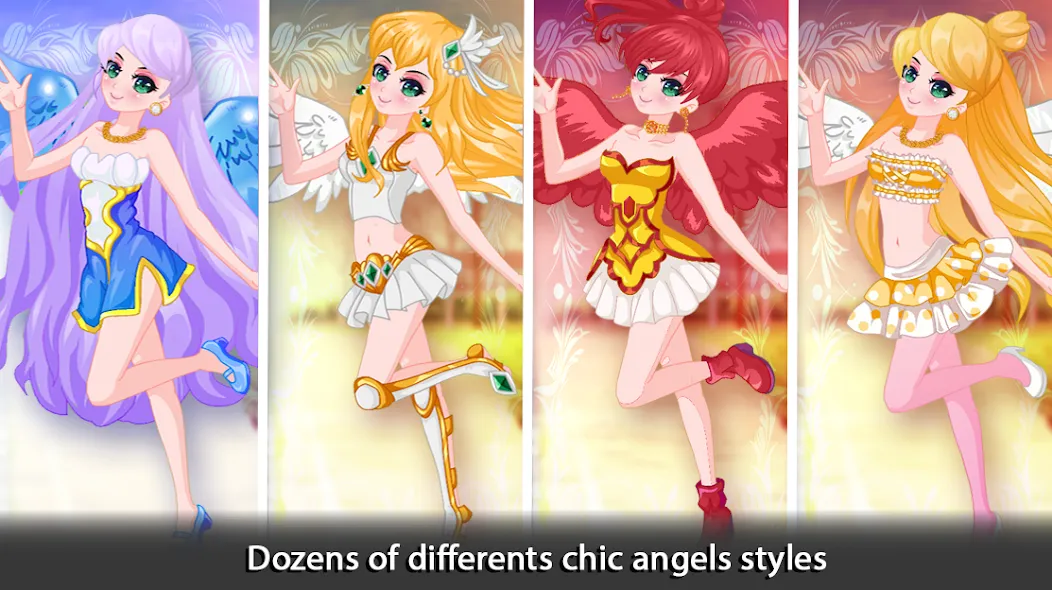 Dress Up Angel Anime Girl Game  [МОД Unlocked] Screenshot 4