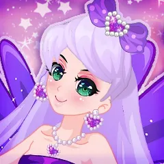 Скачать взломанную Dress Up Angel Anime Girl Game  [МОД Unlocked] - последняя версия apk на Андроид