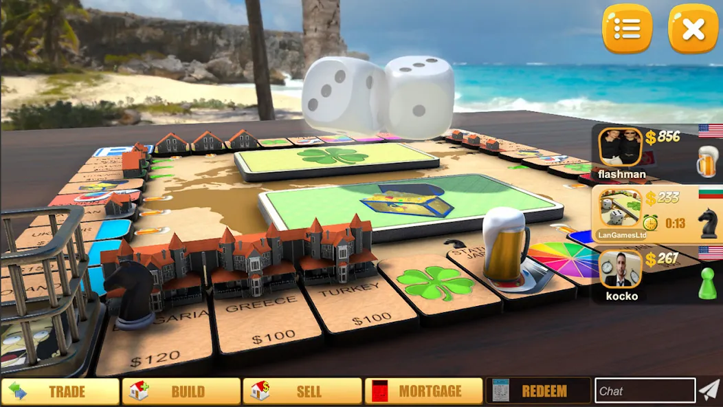 Rento - Dice Board Game Online  [МОД Unlimited Money] Screenshot 1