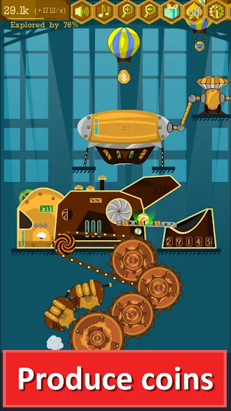 Steampunk Idle Gear Spinner (Стеампанк Идл Спиннер Фабрика)  [МОД Unlimited Money] Screenshot 2