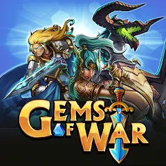 Взломанная Gems of War - Match 3 RPG (Гемс оф Вар)  [МОД Бесконечные монеты] - стабильная версия apk на Андроид