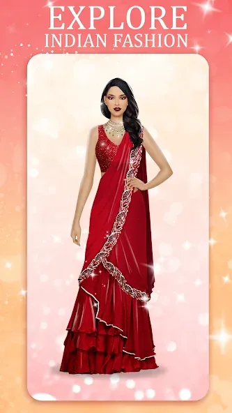 Indian Fashion Dressup Stylist  [МОД Меню] Screenshot 3