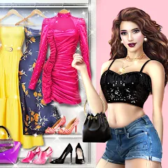 Взломанная Fashion Stylist: Dress Up Game  [МОД Много монет] - последняя версия apk на Андроид