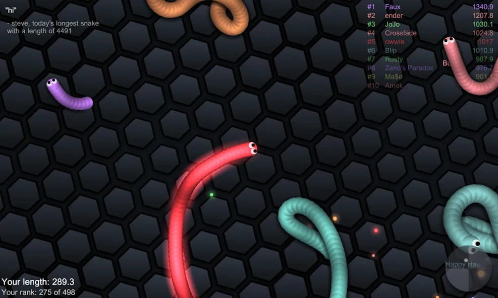 slither.io  [МОД Menu] Screenshot 2