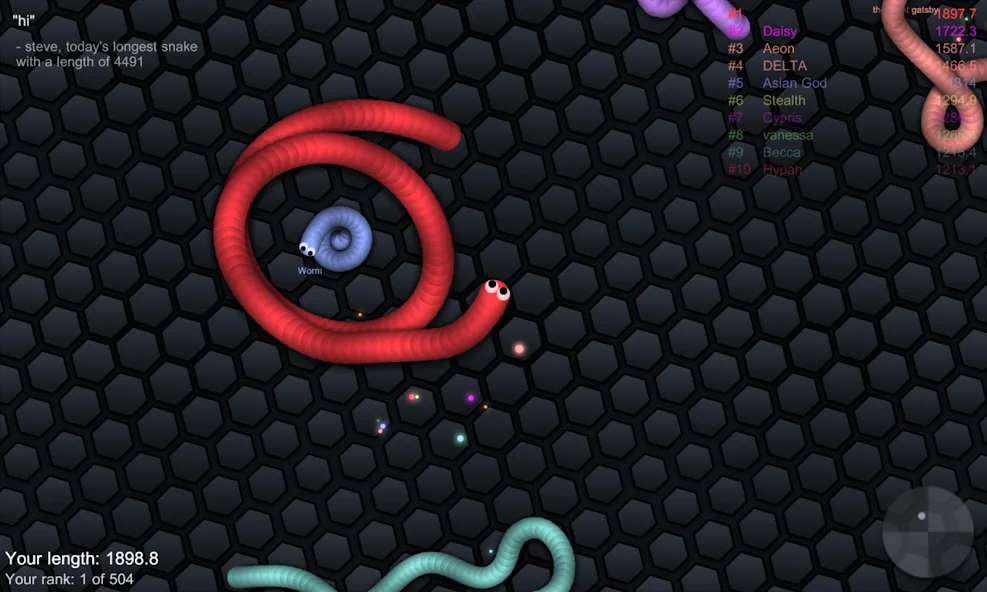 slither.io  [МОД Menu] Screenshot 4