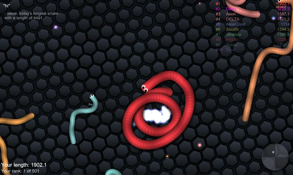 slither.io  [МОД Menu] Screenshot 5