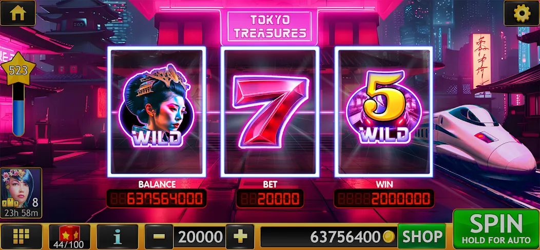 Slots of Luck: Vegas Casino (Слоты удачи)  [МОД Много денег] Screenshot 3