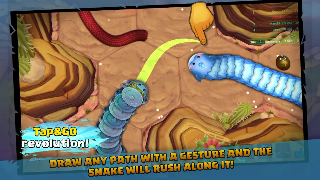 Little Big Snake (Литл Биг Снейк)  [МОД Menu] Screenshot 2