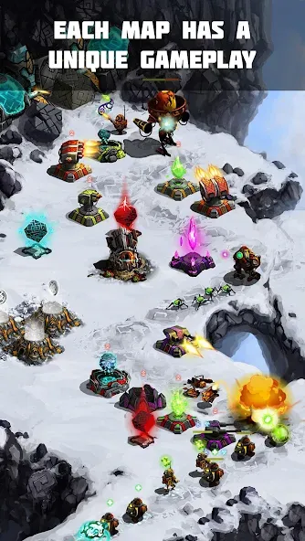 Ancient Planet Tower Defense (Эншент Планет Тауэр Дефенс)  [МОД Много монет] Screenshot 2