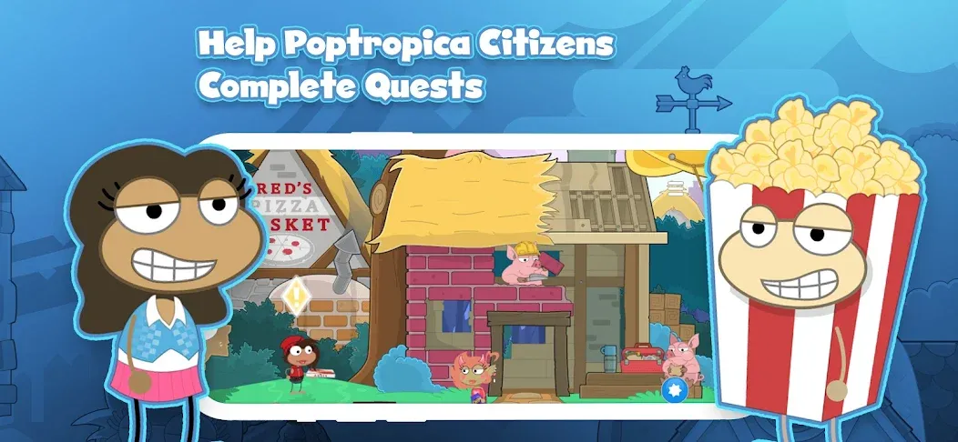 Poptropica: Fun Kids Adventure (Поптропика)  [МОД Mega Pack] Screenshot 3