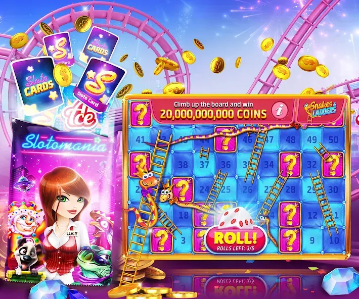 Slotomania™ Slots Casino Games (Слотомания)  [МОД Бесконечные деньги] Screenshot 5