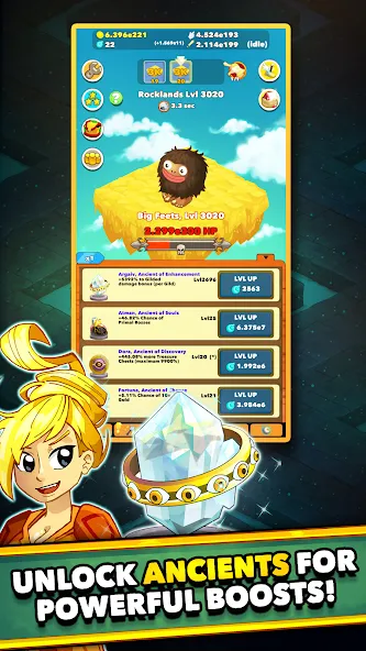 Clicker Heroes - Idle RPG (Кликер Герои)  [МОД Unlimited Money] Screenshot 5