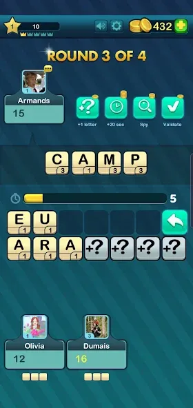 Word Battle (Уорд Баттл)  [МОД Menu] Screenshot 1