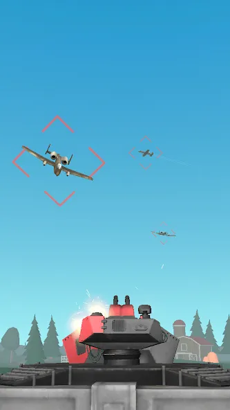 Air Defense: Airplane Shooting (Эйр Дефенс)  [МОД Mega Pack] Screenshot 1