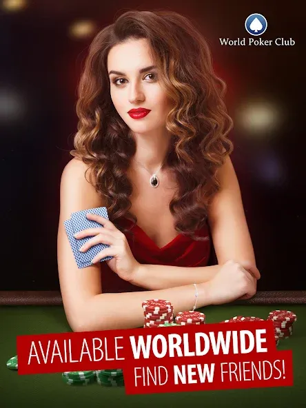 Poker Games: World Poker Club (Покер Гейм)  [МОД Бесконечные деньги] Screenshot 1