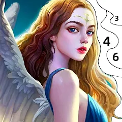 Взломанная Angel & Devil Paint by Number  [МОД Бесконечные деньги] - последняя версия apk на Андроид