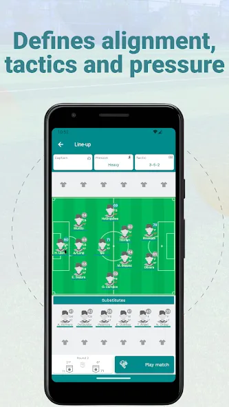 Superkickoff - Soccer manager (уперкикофф)  [МОД Unlimited Money] Screenshot 5