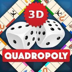 Скачать взлом Quadropoly - Monopolist Tycoon  [МОД Mega Pack] - стабильная версия apk на Андроид