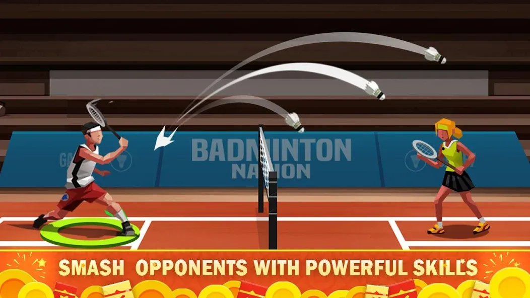 Badminton League  [МОД Menu] Screenshot 2