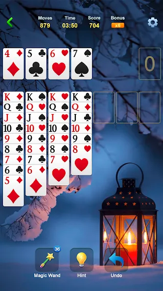 Solitaire - Classic Card Games  [МОД Бесконечные деньги] Screenshot 3