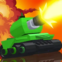 Взломанная Super Tank Hero (Танковые сражения )  [МОД Бесконечные монеты] - полная версия apk на Андроид