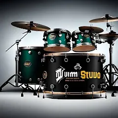 Скачать взломанную Drum Studio: Bateria Virtual (Драм студио)  [МОД Бесконечные деньги] - стабильная версия apk на Андроид