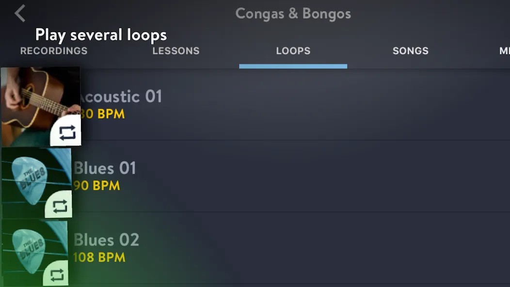 Congas & Bongos: percussion  [МОД Меню] Screenshot 3