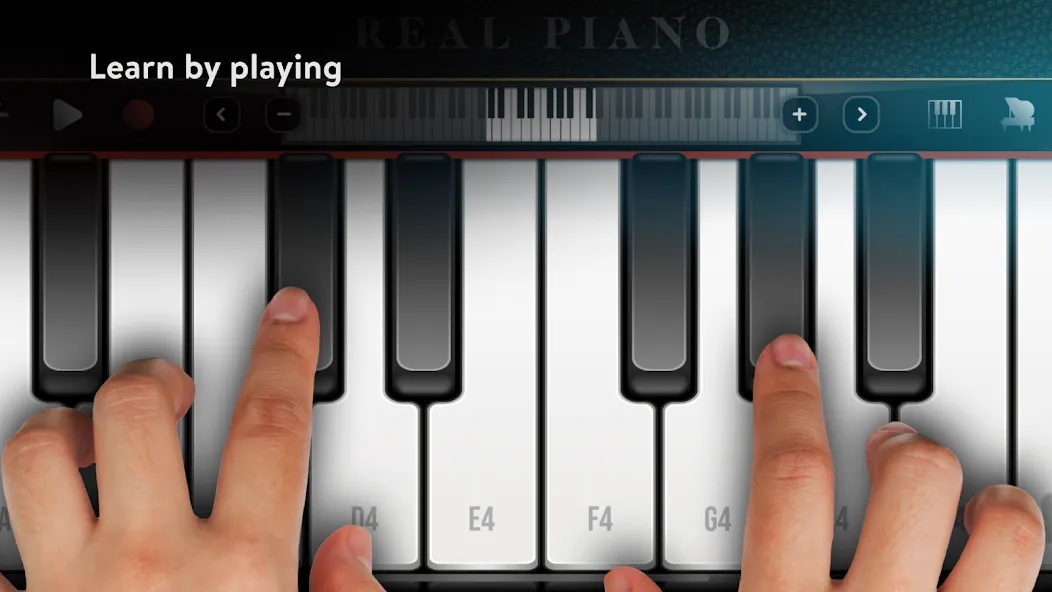 Real Piano electronic keyboard (Риал Пиано)  [МОД Много денег] Screenshot 1