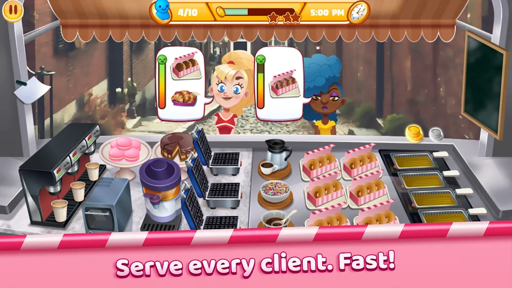 Boston Donut Truck: Food Game (Бостонский Донат Трак)  [МОД Unlimited Money] Screenshot 2