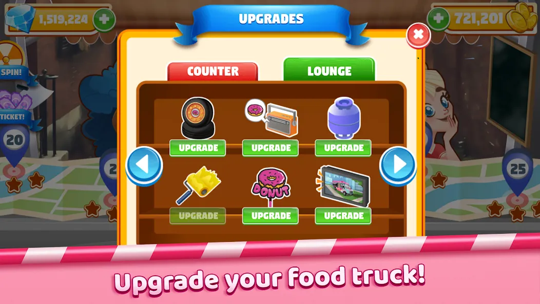 Boston Donut Truck: Food Game (Бостонский Донат Трак)  [МОД Unlimited Money] Screenshot 3