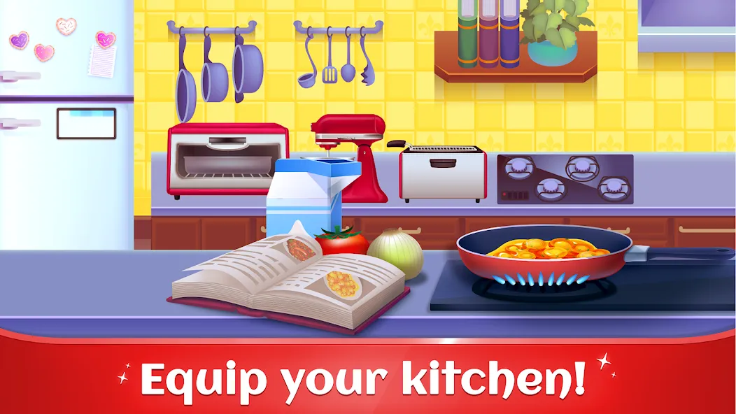 Cookbook Master: Cooking Games (Кулинарный Мастер)  [МОД Mega Pack] Screenshot 1