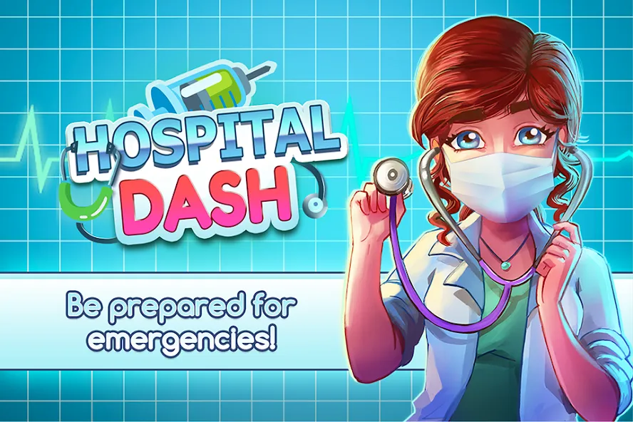 Hospital Dash Tycoon Simulator (Хоспиталь Даш Тайкун Симулятор)  [МОД Menu] Screenshot 1