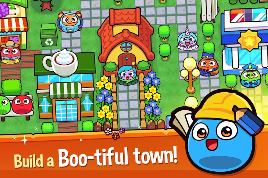 My Boo Town: City Builder Game (Май Бу Таун)  [МОД Mega Pack] Screenshot 2