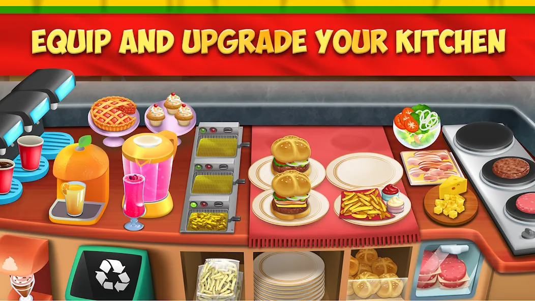 My Burger Shop 2: Food Game (Мой Бургер Шоп 2)  [МОД Бесконечные деньги] Screenshot 4