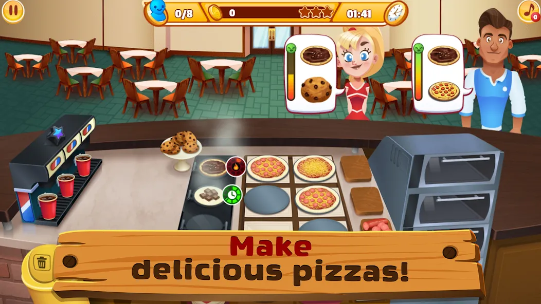 My Pizza Shop 2: Food Games (Мой Пиццерия 2)  [МОД Unlimited Money] Screenshot 2