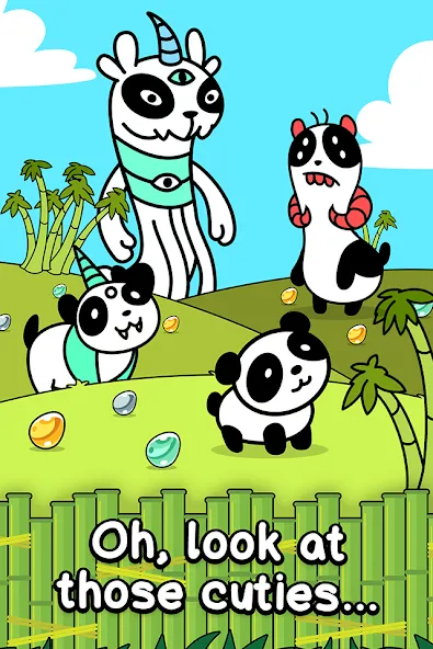 Panda Evolution: Idle Clicker (Панда Эволюция)  [МОД Бесконечные деньги] Screenshot 1