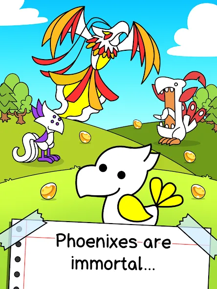 Phoenix Evolution: Idle Merge (Финикс Эволюция)  [МОД Unlocked] Screenshot 5