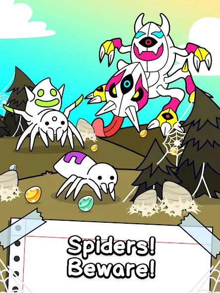 Spider Evolution: Idle Game (Спайдер Эволюшн)  [МОД Mega Pack] Screenshot 5