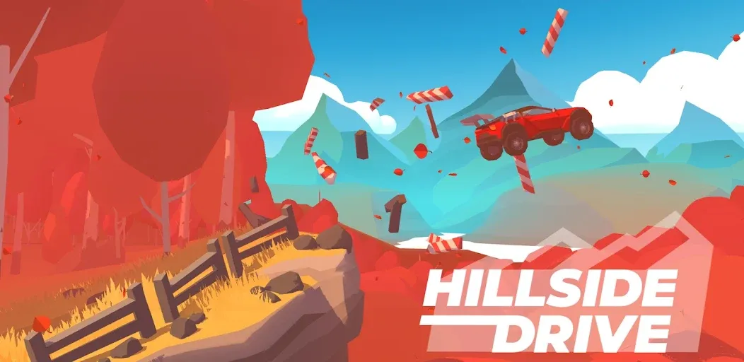 Hillside Drive: car racing (Хиллсайд Драйв Рейсинг)  [МОД Все открыто] Screenshot 1