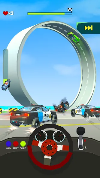 Crazy Rush 3D: Race Master (Крейзи Раш 3Д)  [МОД Много монет] Screenshot 4