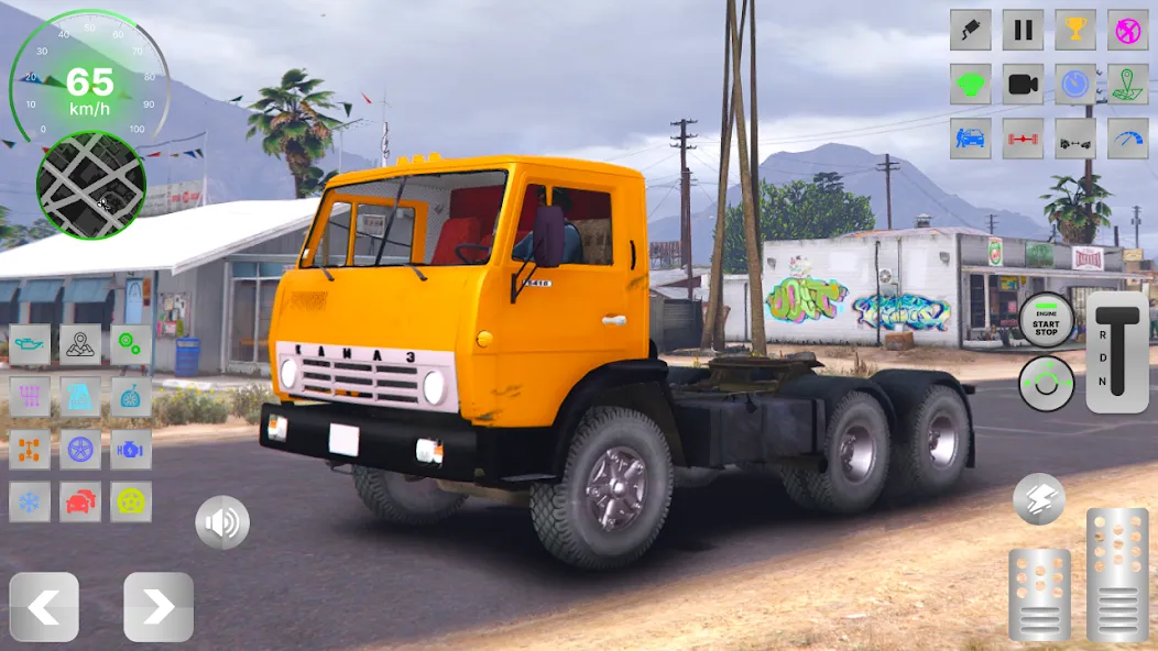 KAMAZ: Ultimate Russian Truck  [МОД Menu] Screenshot 3