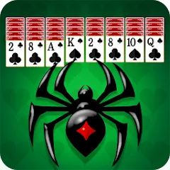 Скачать взлом Spider Solitaire: Card Game (Спайдер Солитер)  [МОД Меню] - полная версия apk на Андроид