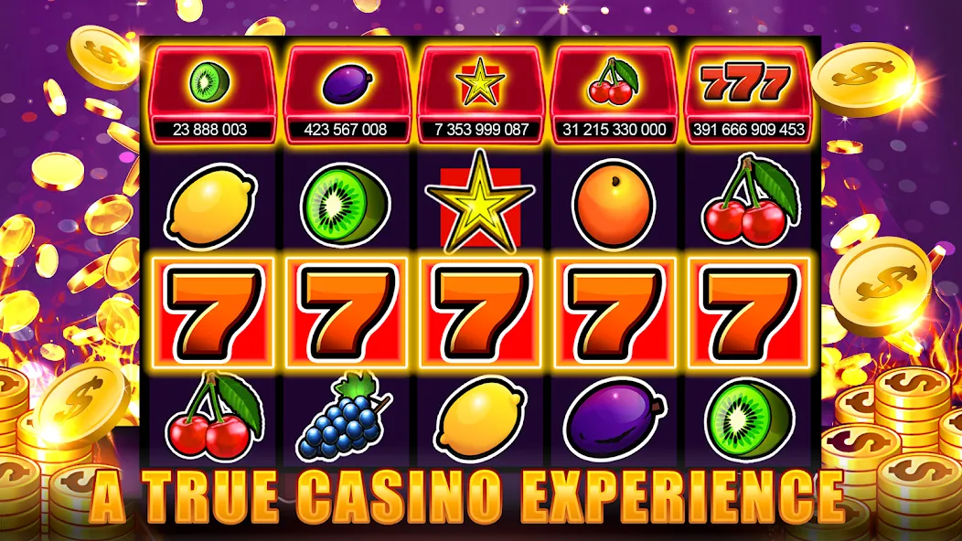 Slots 777 - Slot Machine Games  [МОД Unlocked] Screenshot 5