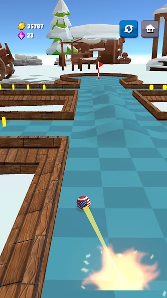 Mini Golf Game - Putt Putt 3D (Мини Гольф Челлендж)  [МОД Menu] Screenshot 3