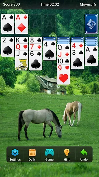 Solitaire  [МОД Бесконечные монеты] Screenshot 4