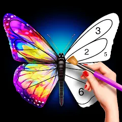 Скачать взломанную Tap Color Pro: Color By Number (Тап Колор Про)  [МОД Mega Pack] - полная версия apk на Андроид