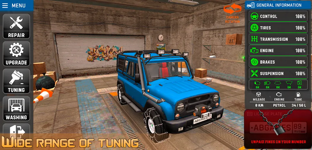 Russian Car Driver Uaz Hunter  [МОД Mega Pack] Screenshot 4