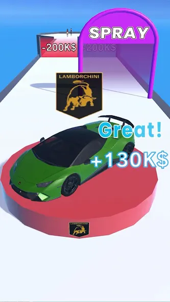 Get the Supercar 3D (Гет зе Суперкар 3Д)  [МОД Бесконечные деньги] Screenshot 1